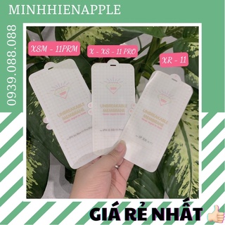 Miếng dán PPF màn hình iPhone 11 11 Pro 11 Pro Max tự phục hồi trầy xước