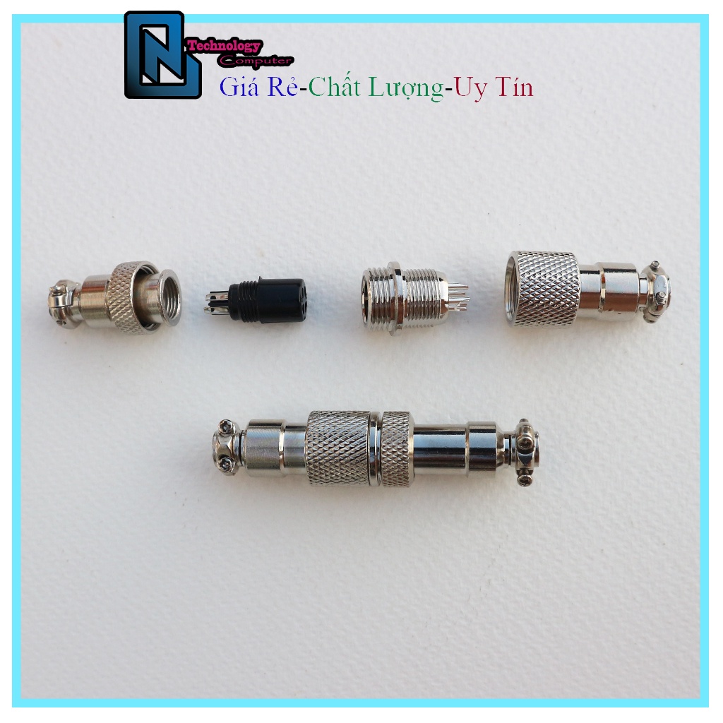 Bộ GX12 4 5 Lõi Custom Dây Bàn Phím Cơ Combo 2 Đầu Phích Và Ổ