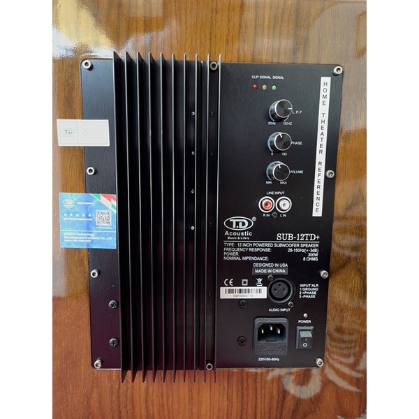 Loa Sub điện bass 30 TD acoustic 12TD+.Hàng chính hãng