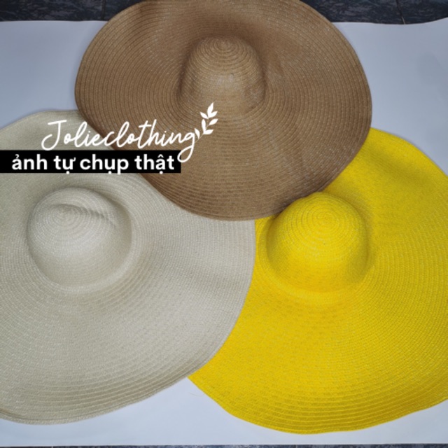 Nón rộng vành mềm mại có thể gấp gọn thời trang đi biển mùa hè dành cho nữ Nhiều màu sắc