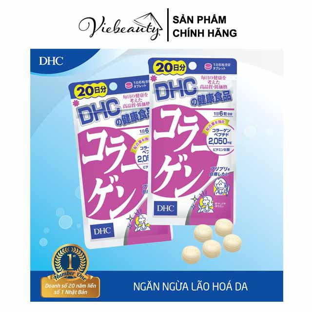 Collagen DHC Viên Uống Chống Lão Hóa Đẹp Da Nhật Bản Colagen 30, 60 và 90 ngày 360 viên - Khongcoson | BigBuy360 - bigbuy360.vn