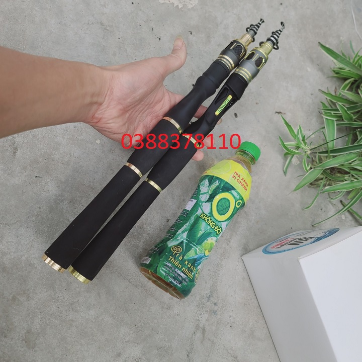 Cần Câu Lure Rút Cao Cấp Capaci Siêu Nhỏ Ngọn Dài Chỉ 33cm - 35cm