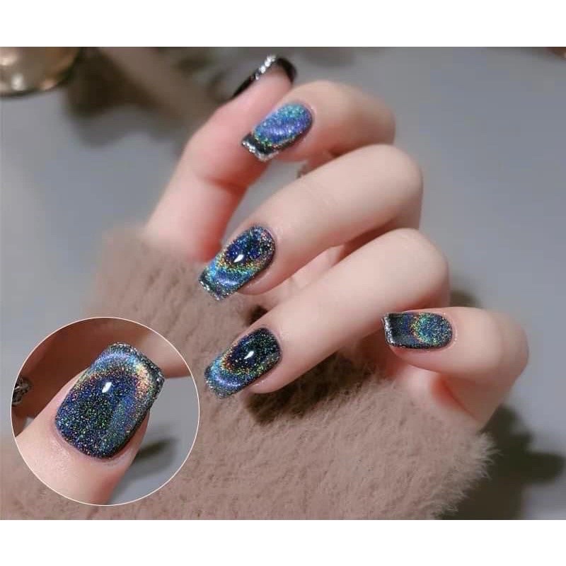 Sơn gel mắt mèo kim cương cầu vồng chính hãng - Cheap Nail