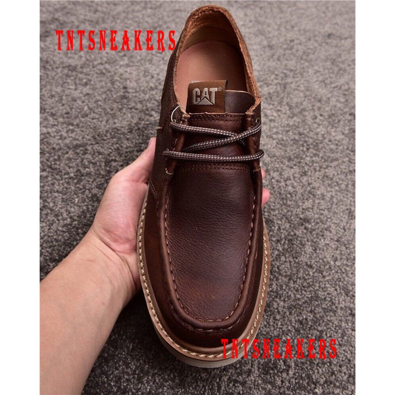 Original Caterpillar Men FOOTWEAR Work Genuine Leather Boot Shoes VN7291 630 10065