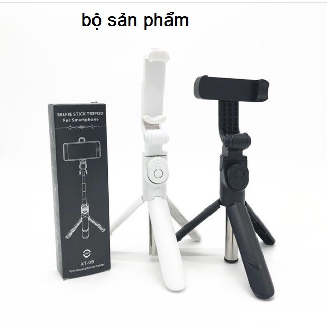 Gậy chụp hình selfie tự sướng, chân tripod XT10 kèm remote bluetooth, có trục ổn định chống rung | BigBuy360 - bigbuy360.vn