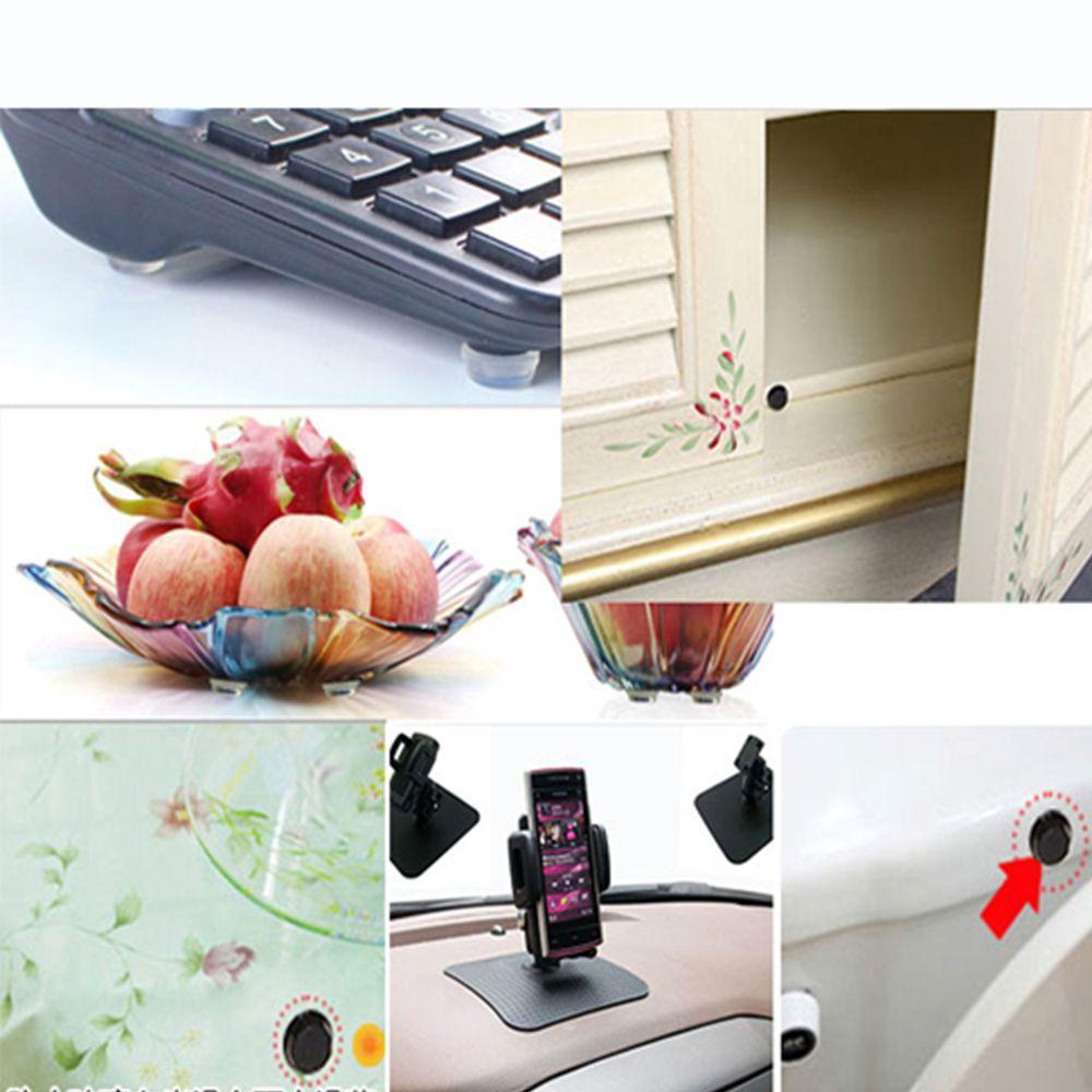 EUCA Set 20 Đệm Silicone Cao Su Gắn Cửa Chống Sốc Tiện Lợi
