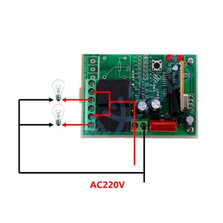Công tắc điều khiển từ xa 2 kênh 220V