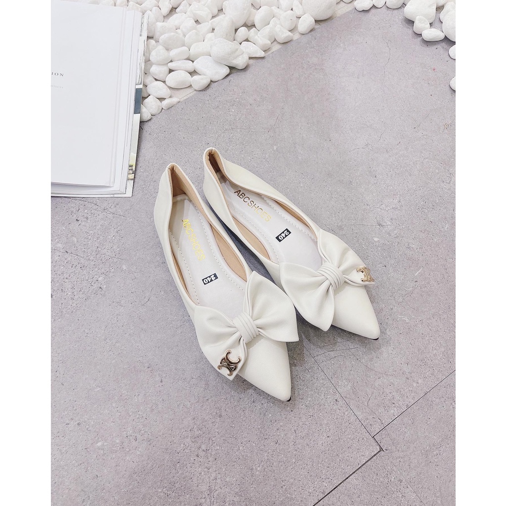 Giày búp bê nữ đính nơ cực xinh