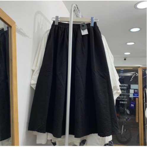 Chân váy đũi ulzzang ♥️ Chân váy đũi kiểu dáng Hàn Quốc có túi xẻ - NhimShop CV04 | BigBuy360 - bigbuy360.vn