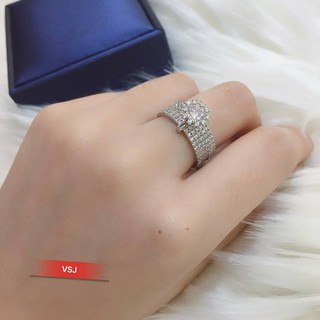 Nhẫn nữ ghép từ 5 nhẫn đơn
