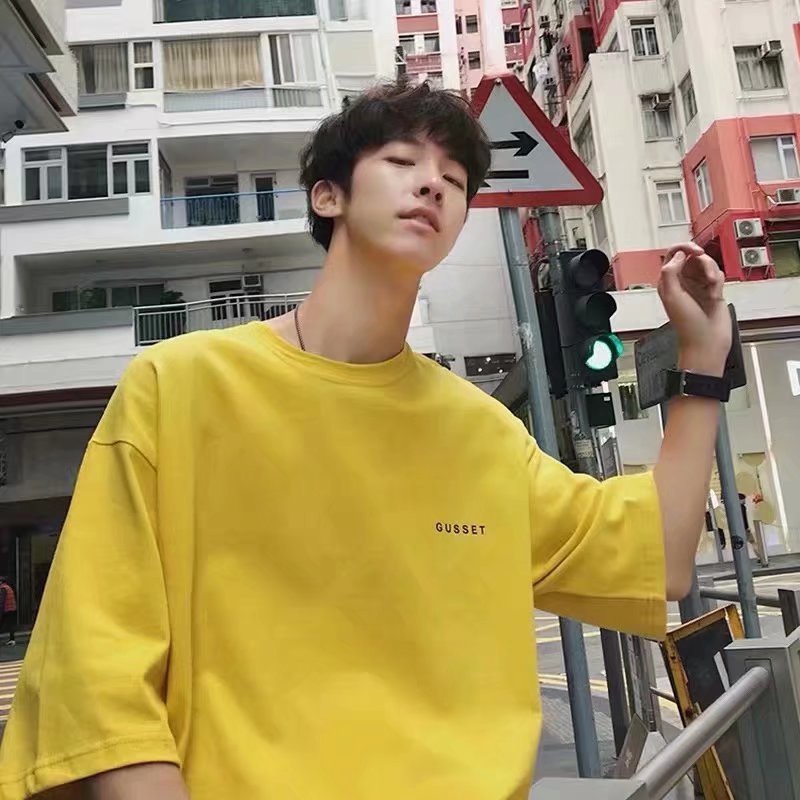 Áo Thun Tay Ngắn Dáng Rộng In Chữ Phong Cách Hip Hop Đường Phố Hàn Quốc Thời Trang Mùa Hè Cho Nam Và Nữ