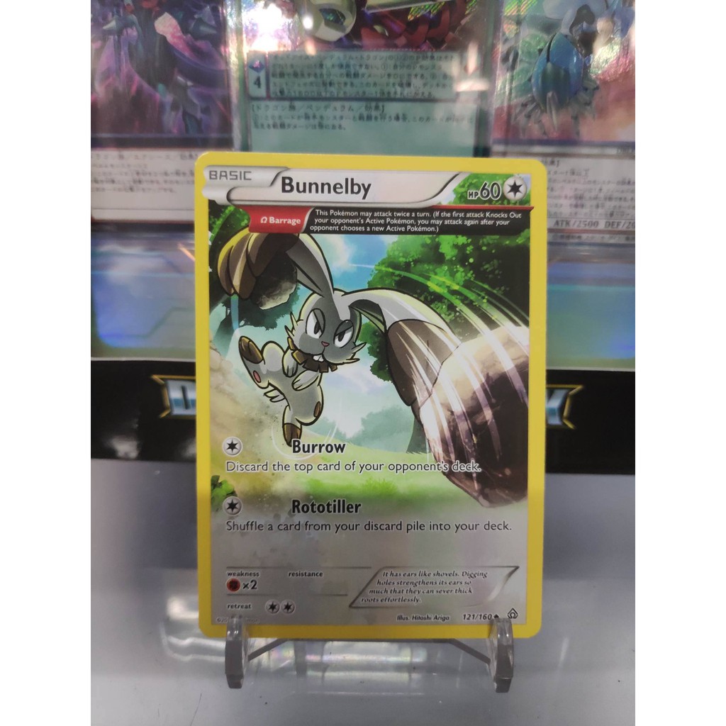 [ Dưa Hấu Yugioh ] Lá bài thẻ bài Pokemon Full Art Bunnelby