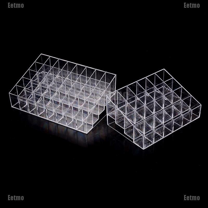 (hàng Mới Về) Khay Đựng Son Môi 24 / 36 / 40 Ngăn Bằng Acrylic Tiện Dụng | BigBuy360 - bigbuy360.vn