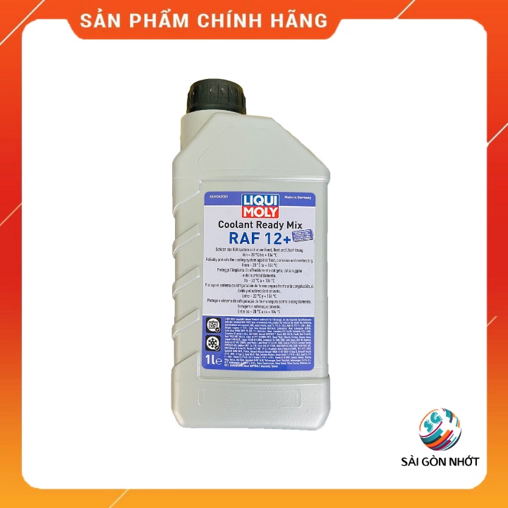 Nước làm mát xe máy Liqui Moly Coolant Ready Mix RAF 12 Plus 6924 1L - cao cấp, pha sẵn