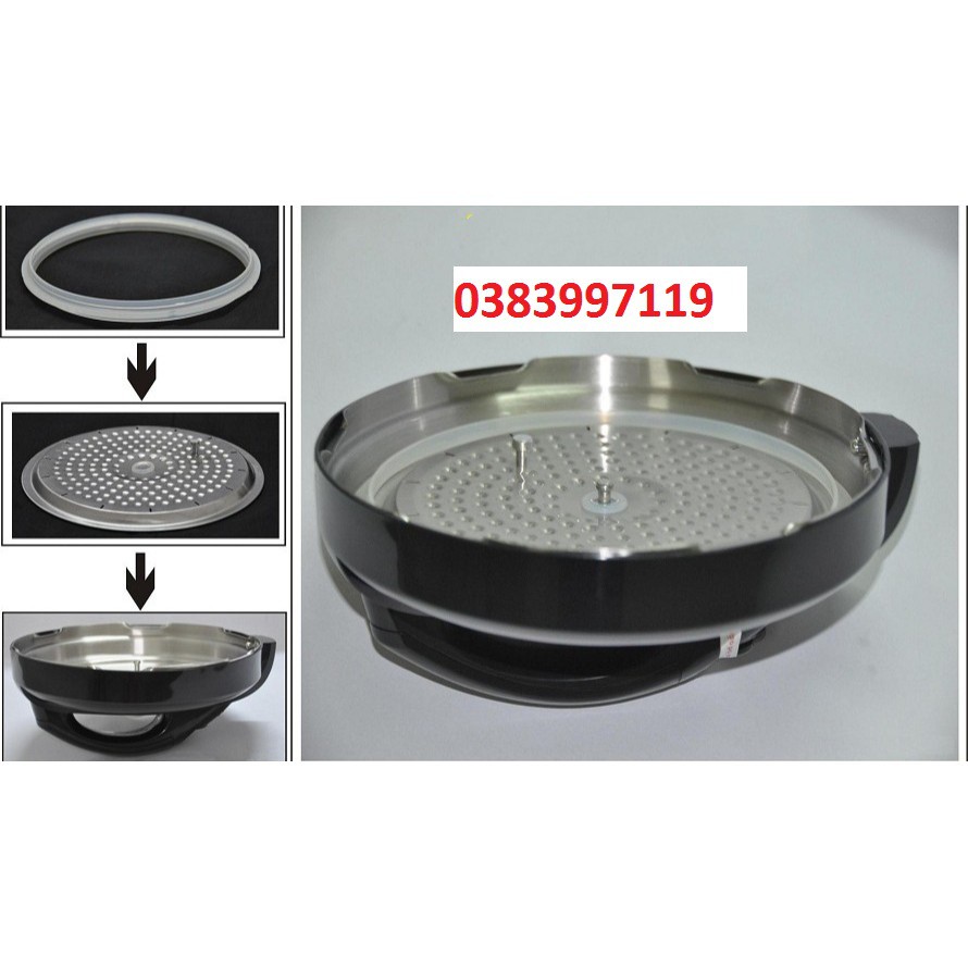 XẢ KHO 3 NGÀY : Zoong, Gioăng nồi áp suất điện 22cm - 24 cm