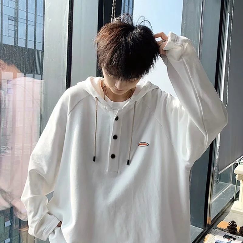 Áo Khoác Hoodie Nam Dáng Rộng Phong Cách Thời Trang Hong Kong 10310