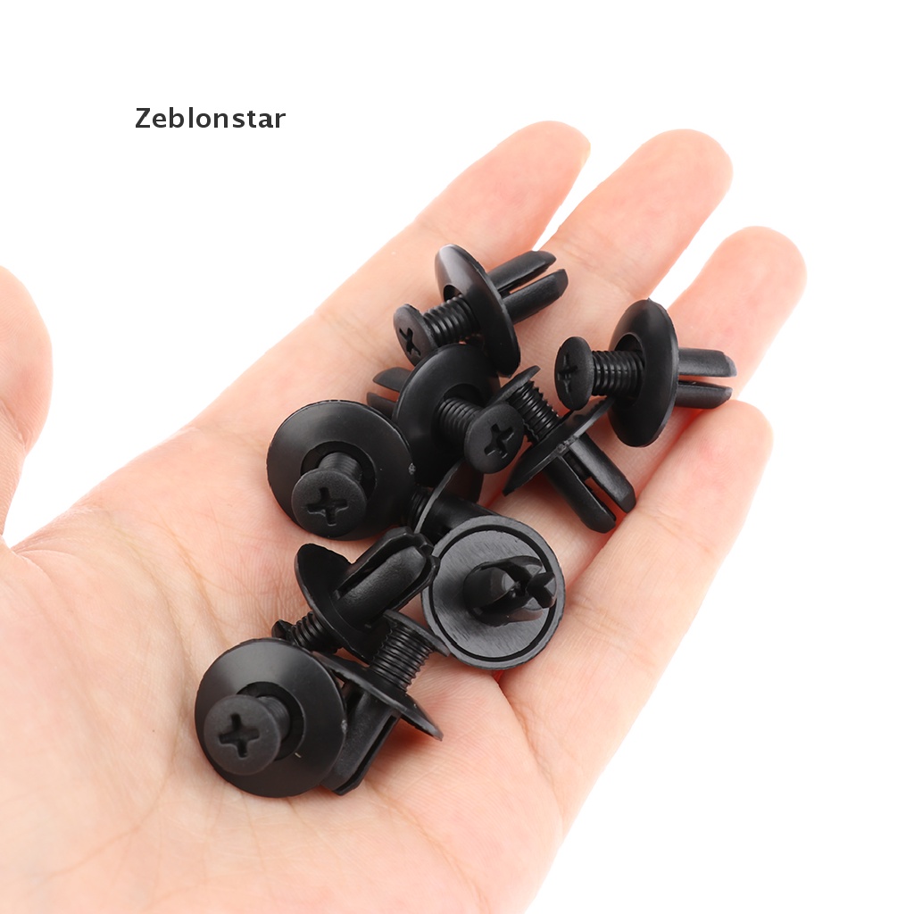 Set 100 Đinh Tán Nhựa 8mm Chuyên Dụng Cho Cửa Xe Hơi