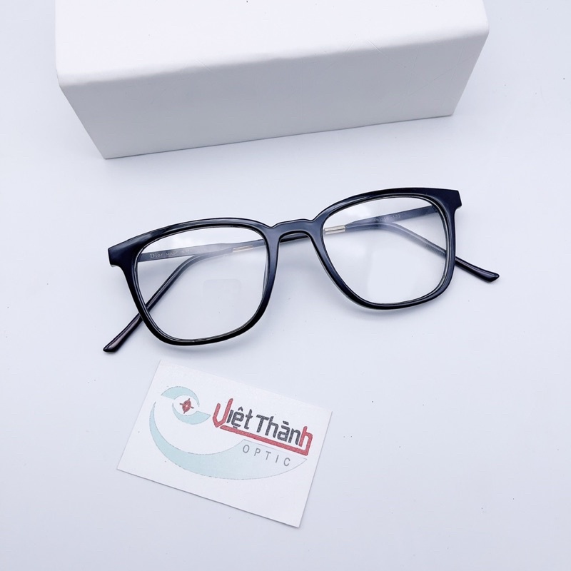 gọng kính cận vuông thời trang CD nhận làm mắt kính cận viễn loạn theo yêu cầu