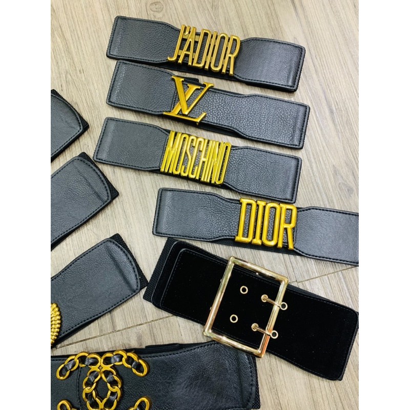 Đai váy da bản to mã mới