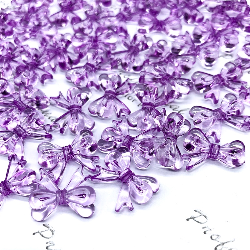 30 Hạt Nhựa Trong Suốt Kích Thước 15*18mm