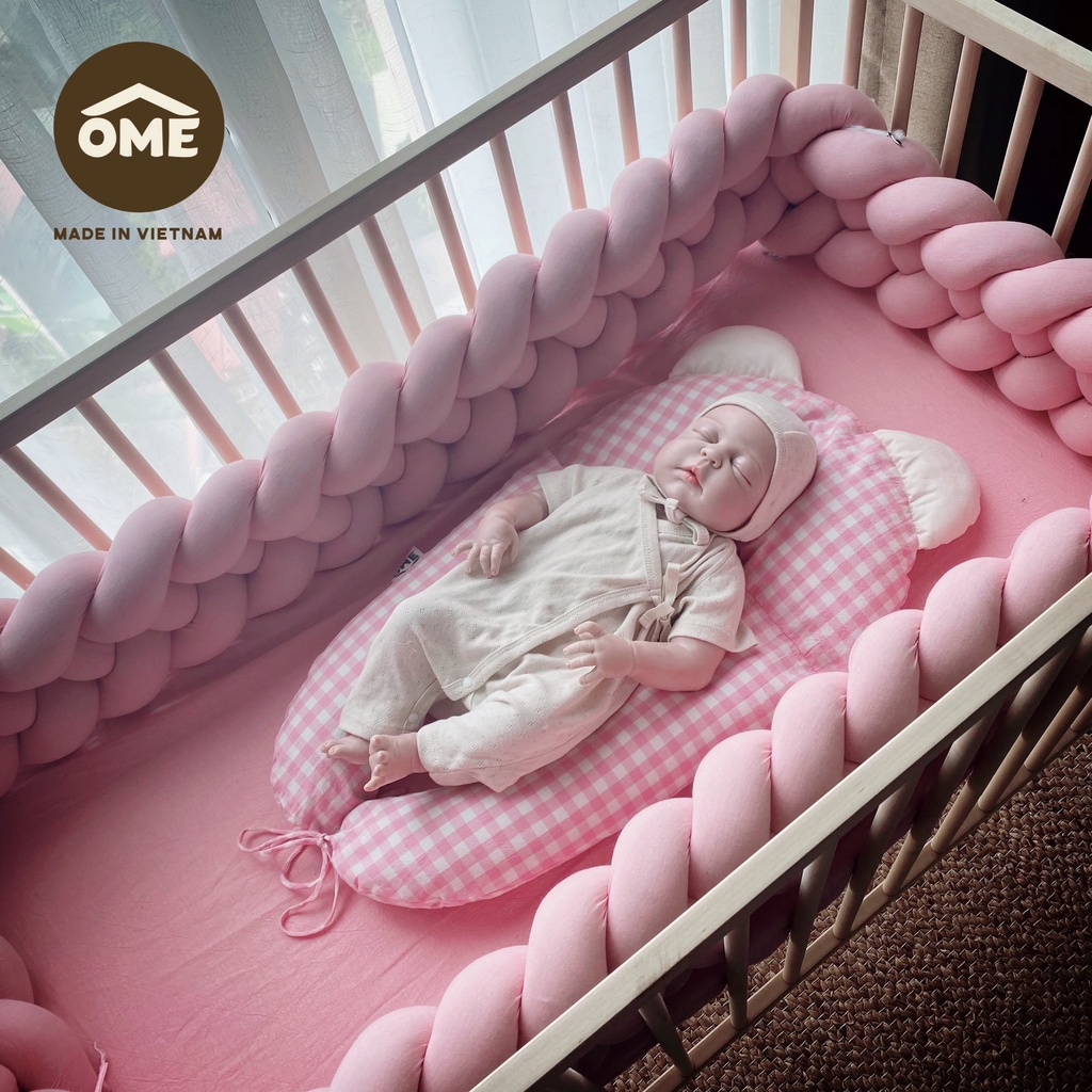 Gối chặn vỏ đỗ tai gấu 2in1 OME cao cấp