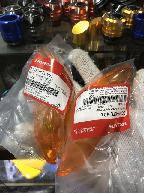 Lắp xi nhan cam trước&sau wave chính hãng honda