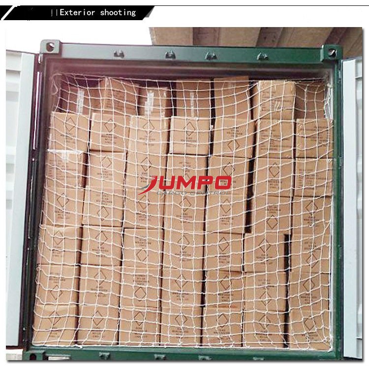 Lưới chắn đuôi container dù trắng 4mm 2.4x2.6m ô 15cm