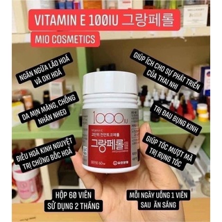 🍀💊💊𝐕𝐢𝐭𝐚𝐦𝐢𝐧 𝐄 1000 ui hàng nội địa hàn quốc chính hãng