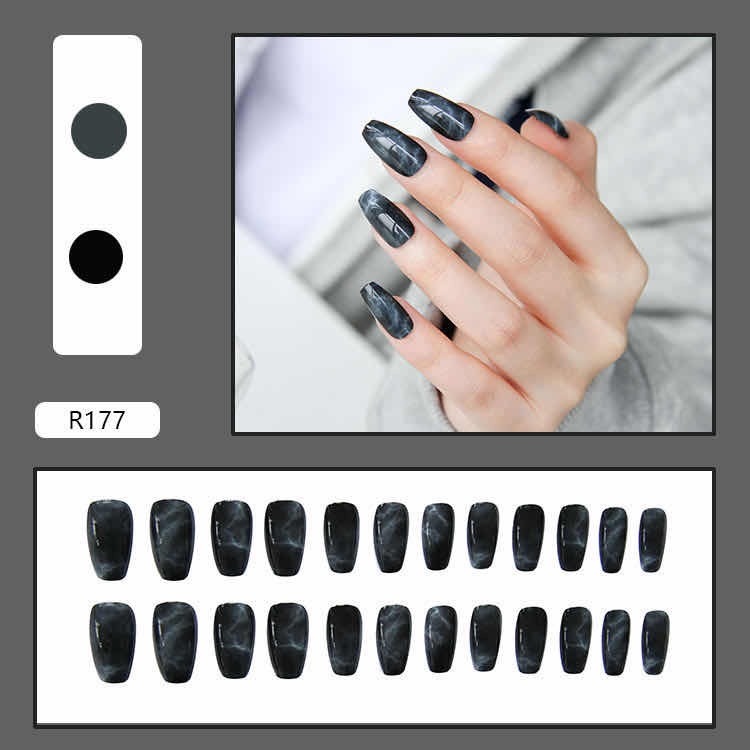 Sét 24 Móng Tay Giả [ FREESHIP ] Họa Tiết Hoạt Hình Xinh Xắn Kèm Keo Dán Siêu Chắc