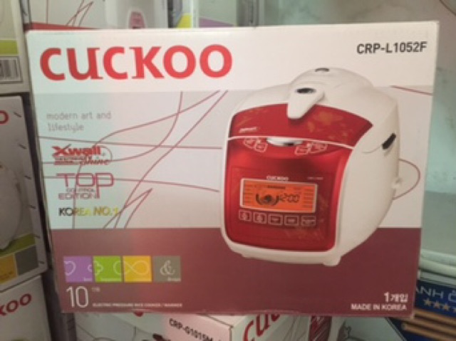 [Trả góp 0%] Nồi cơm điện CUCKOO CRP L1052F 1.8L