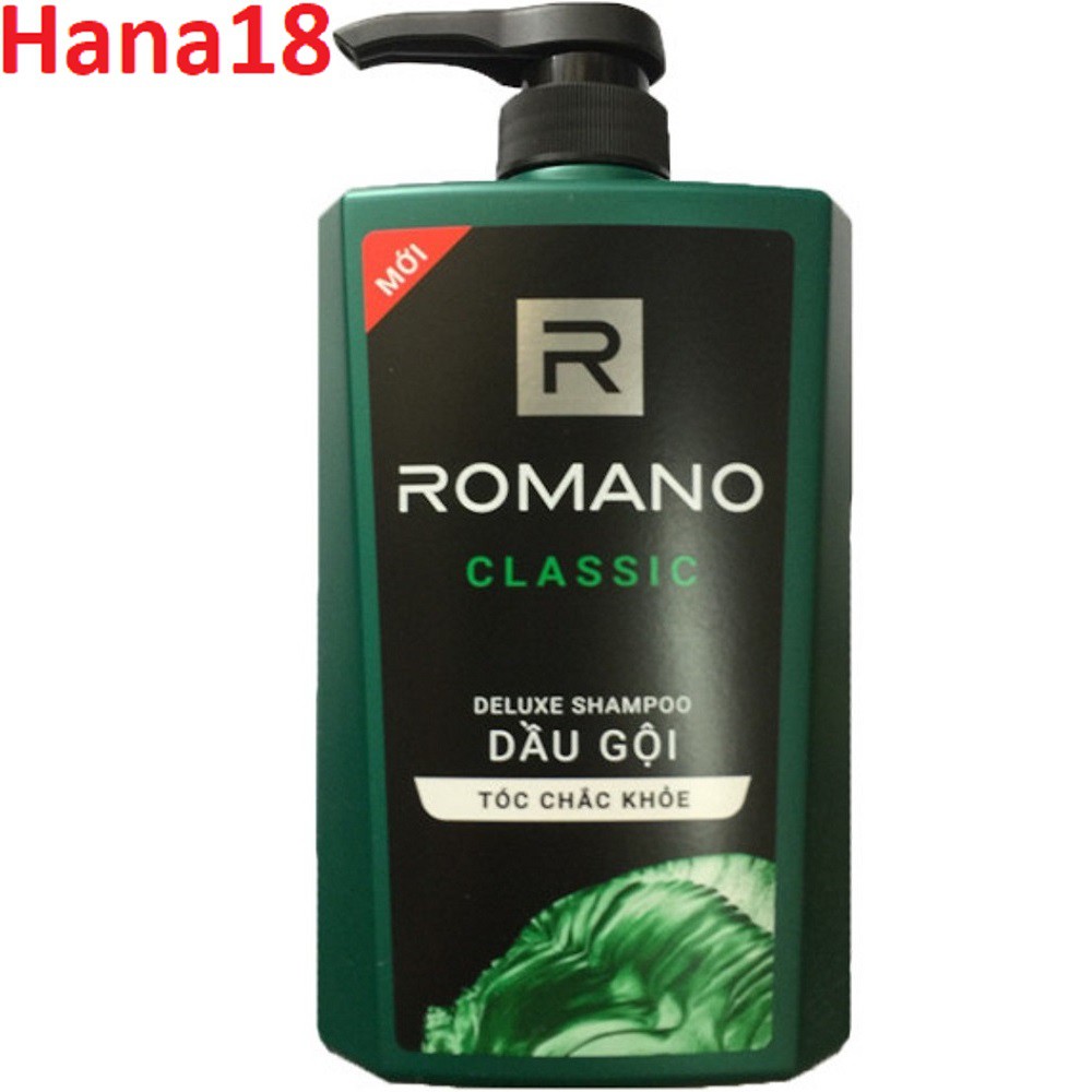 Dầu Gội 650g Cao Cấp Cho Nam Romano Classic Hana18 cung cấp hàng 100% chính hãng