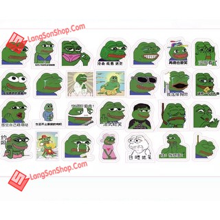 Bộ Sticker Dán Hình Pepe Voz cực Chất