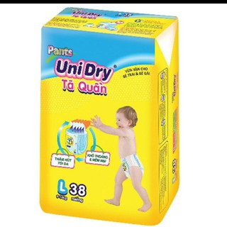 {Mẫu mới} Bỉm UniDry Quần M42,L38,XL34,XXL30