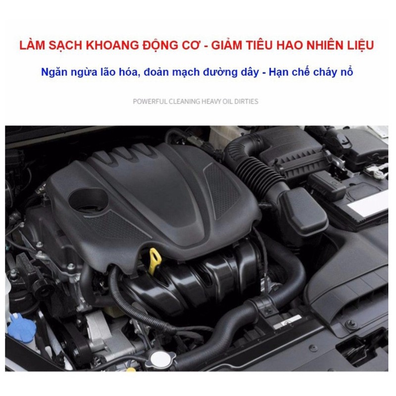 Chai xịt vệ sinh làm sạch dầu mỡ khoan máy ô tô  ENGINE CLEANER CARJAY