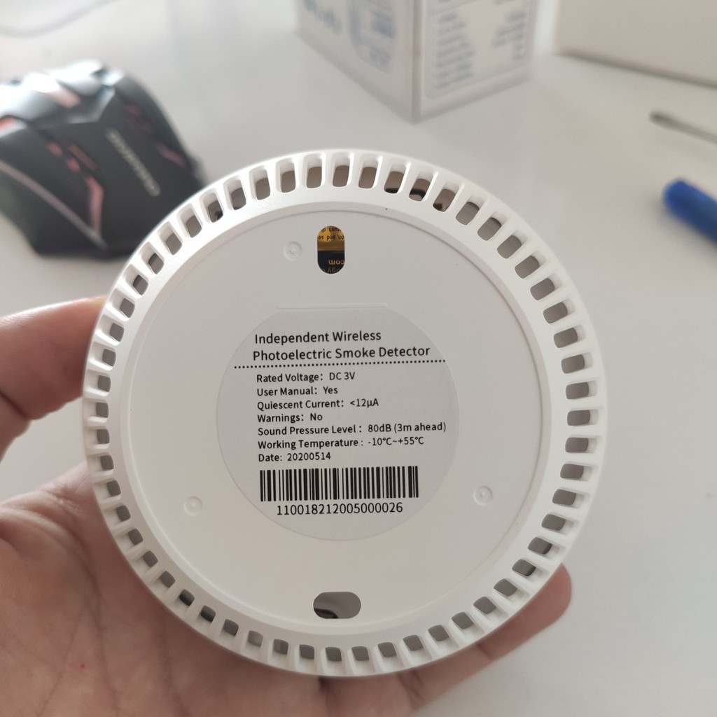 Cảm biến báo khói thông minh Tuya Zigbee