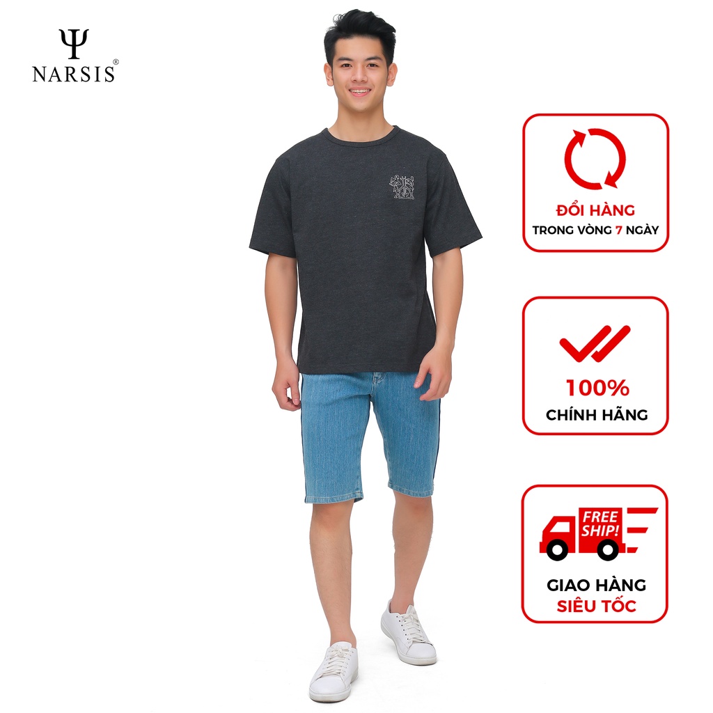 Áo thun nam cộc tay Narsis D6022