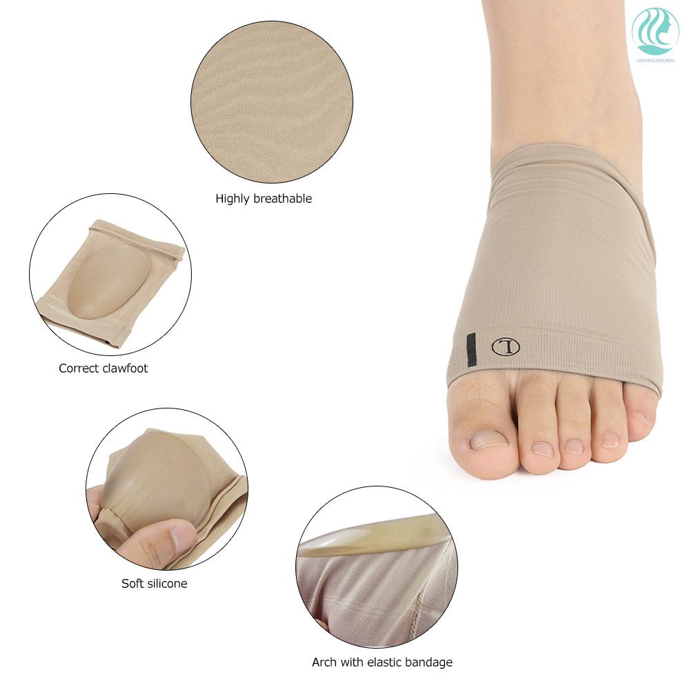 [acce]1 Pair Flat Feet Orthotic Plantar Fasciitis Arch Support Sleeve Cushion Pad Heel Spurs Foot Care Insoles foot Pad Orthotic Tool
