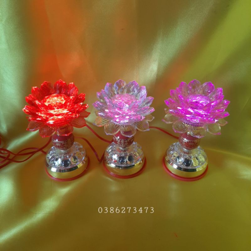 ĐÈN LED HOA SEN ĐỔI MÀU