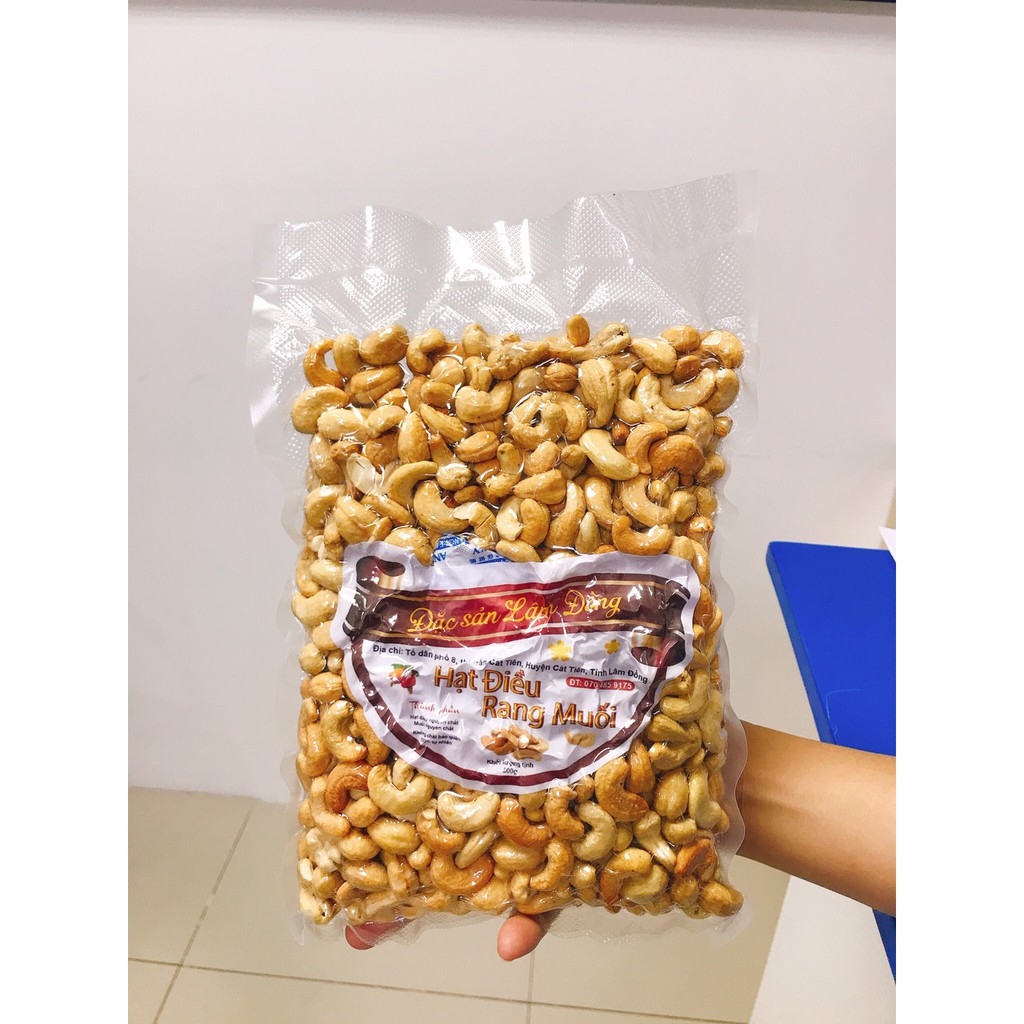ĐIỀU KHÔNG VỎ LỤA NGUYÊN HẠT 500G (CASHEWS)