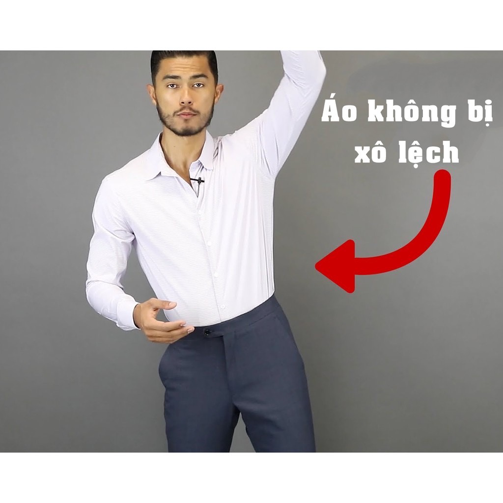 Đai giữ áo cố định áo sơ mi không bị xô lệch - dây chun co giãn thít tà áo sơ mi giữ áo thẳng