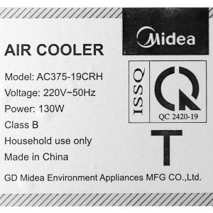 [Mã ELHA22 giảm 6% đơn 300K] Quạt điều hòa Midea AC375-19CRH - Hàng chính hãng