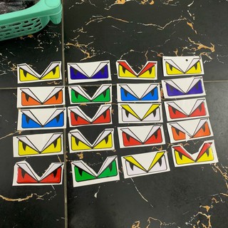 tem dán fendi / tem mắt cú mini