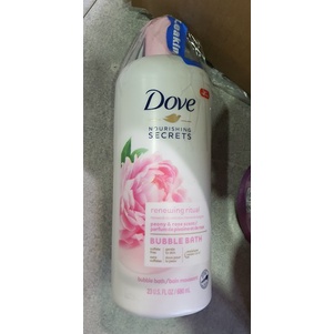 Sữa tắm tạo bọt Dove Nourishing Bath 680ml - Renewing Ritual (Mỹ)