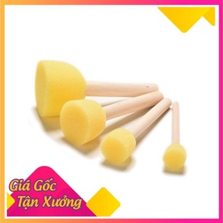 Cọ chấm màu cho bé, cọ mút xốp dễ giặt - mộc xinh