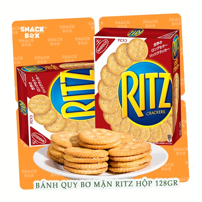 Bánh Quy Bơ Mặn Ritz Hộp 128gr 13 Bánh - Nhật Bản