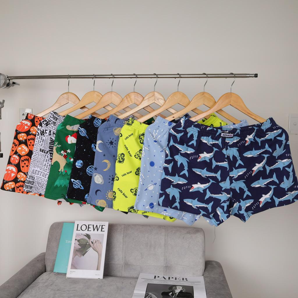 Quần Đùi Nam Nữ Thun Cotton AmericanStyle Đập Tan Nóng Bức  Mặc Nhà, Mặc Làm Quần Ngủ Có Bigsize