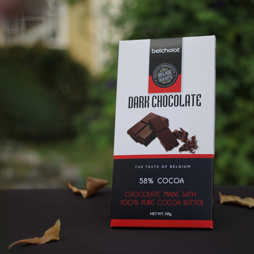 Socola thanh Dark Chocolate 58%