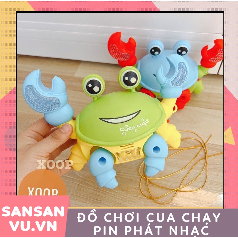 ĐỒ CHƠI CON CUA CHẠY PIN CÓ NHẠC PHÁT SÁNG