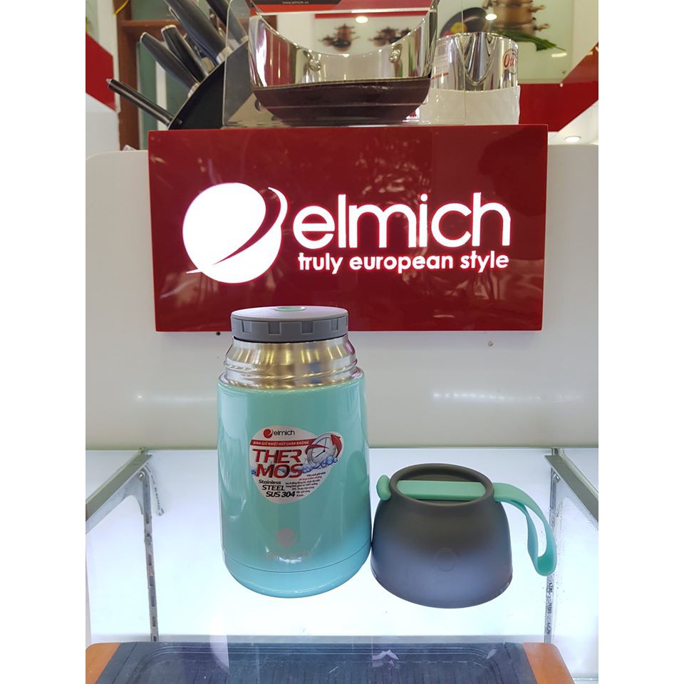 Hộp Đựng Thức Ăn Giữ Nhiệt Elmich 650ml EL2355, Nhập Khẩu : C.H Séc (Hộp Đựng Thức Ăn Elmich)