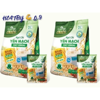 Combo 2 Gói Bột Ngũ Cốc Yến Mạch Ít Đường Xuân An 400Gr ( Tặng KM Kèm Theo)